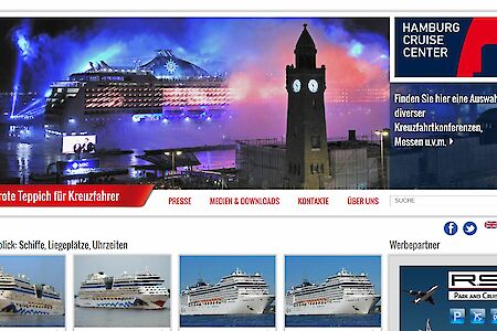 Relaunch der Hamburg Cruise Center Internetpräsenz: One-Stop Shop