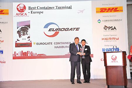 Herzlichen Glückwunsch! Der EUROGATE Container Terminal Hamburg ist „ Best Container Terminal Europe “ 2014