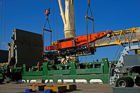 Rickmers-Linie is again the partner of choice for Kirow railway cranes to China