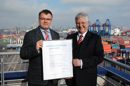 Quality management system of HHLA Container Terminal Tollerort recognised by DNV GL