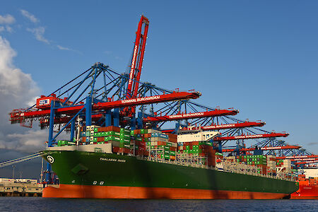 Container Terminal Burchardkai: Large Cranes for Large Vessels