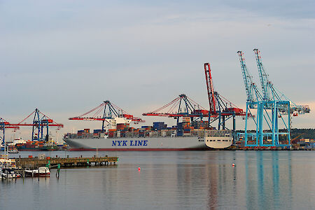 Upturn in container freight at the Port of Gothenburg 