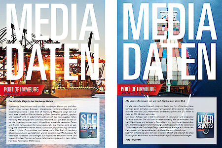 Jetzt online: Mediadaten für das Port of Hamburg Magazine und das Liner Services-Verzeichnis
