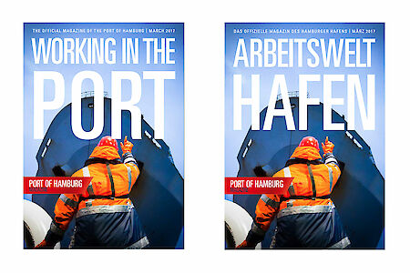 The new Port of Hamburg Magazine throws light on the topic “Working in the Port”