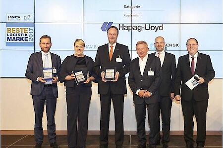 Hapag-Lloyd zur besten Reederei-Marke in Deutschland gewählt