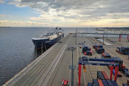 Port Bronka hosted the naming ceremony for the Christophe de Margerie tanker