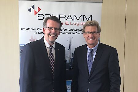 Neuer Wirtschaftsminister Dr. Bernd Buchholz zu Gast bei Brunsbüttel Ports