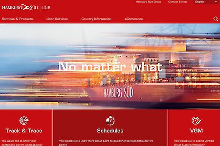 Hamburg Süd with new Internet presence: Three new websites deliver target-group-specific information