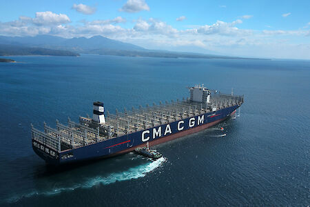 CMA CGM empfängt sein neues Flaggschiff: CMA CGM ANTOINE DE SAINT EXUPERY