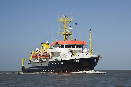 Jubiläum: Vermessungsschiff KOMET wird 20 Jahre alt 