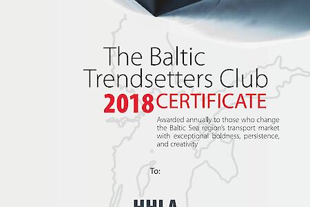 Baltic Trendsetters Club Awards 