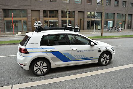 Teststrecke in der Innenstadt: Volkswagen erprobt vollautomatisiertes Fahren im Normalverkehr 