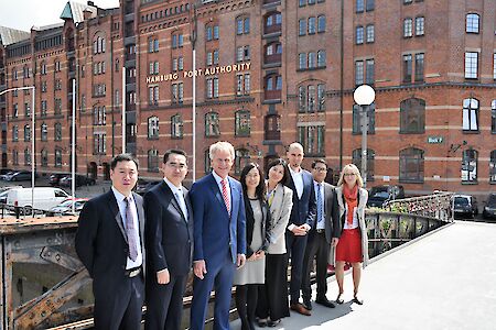Delegation der National Development and Reform Commission der Volksrepublik China zu Besuch in Hamburg