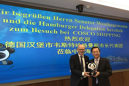 Digitalisierung und Nachhaltigkeit im internationalen Handel: Senator Michael Westhagemann zu Gast in Shanghai und Hongkong