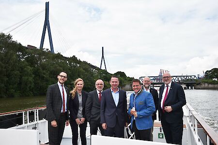 Österreichische Delegation besucht Hamburger Hafen