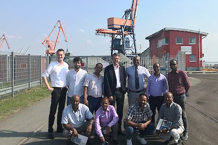 Äthiopische Delegation zu Besuch bei Brunsbüttel Ports 