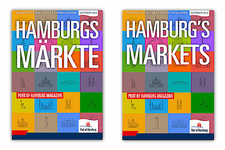 Colourful and diverse: The new Port of Hamburg Magazine on the subject of "Hamburg's Markets" has arrived