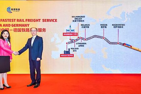 DHL ramps up its rail network and service along the new silk road 