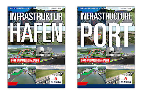 Infrastruktur Hafen: Das neue Port of Hamburg Magazine ist da