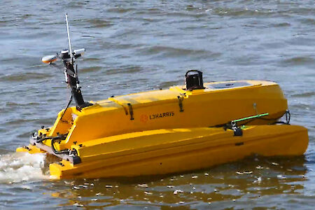 Wasser Drohnen im Hamburger Hafen