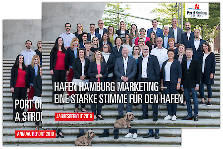 Hafen Hamburg Marketing Jahresbericht 2019