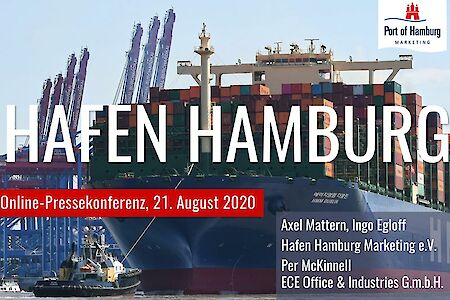 Hafen Hamburg Pressekonferenz 1. Halbjahr 2020