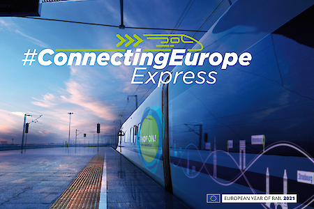 Connecting Europe Express macht Station in Hamburg – dem Europabahnhafen