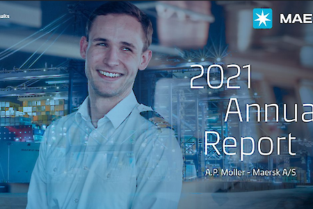 A.P. Moller - Maersk reports record earnings for 2021 and guides for a strong 2022