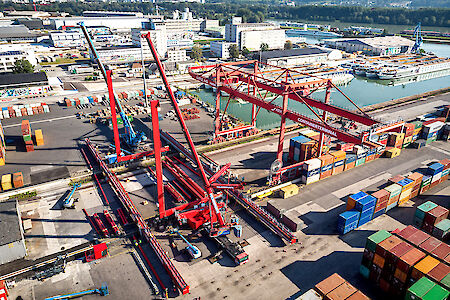 汉堡港与奥地利间的货物往来达到创纪录水平