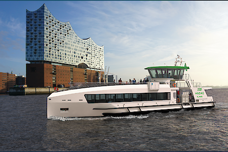 Hybridantriebsstrang von Danfoss Power Solutions für Hamburger Fähren ausgewählt