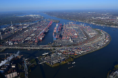 Hamburger Hafen schlägt 91,8 Millionen Tonnen an Seegütern um