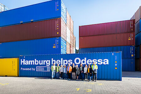 HHLA transports aid supplies to Odessa
