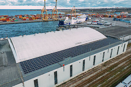 Größte Solar-Anlage im Hafen von Muuga in Betrieb – Erweiterung geplant