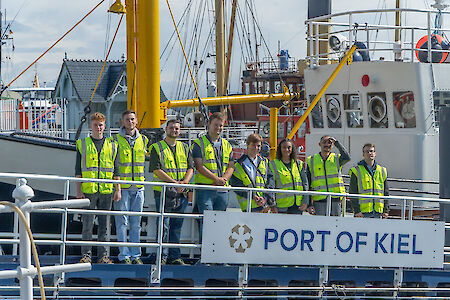 PORT OF KIEL begrüßt neue Auszubildende am Kieler Hafen