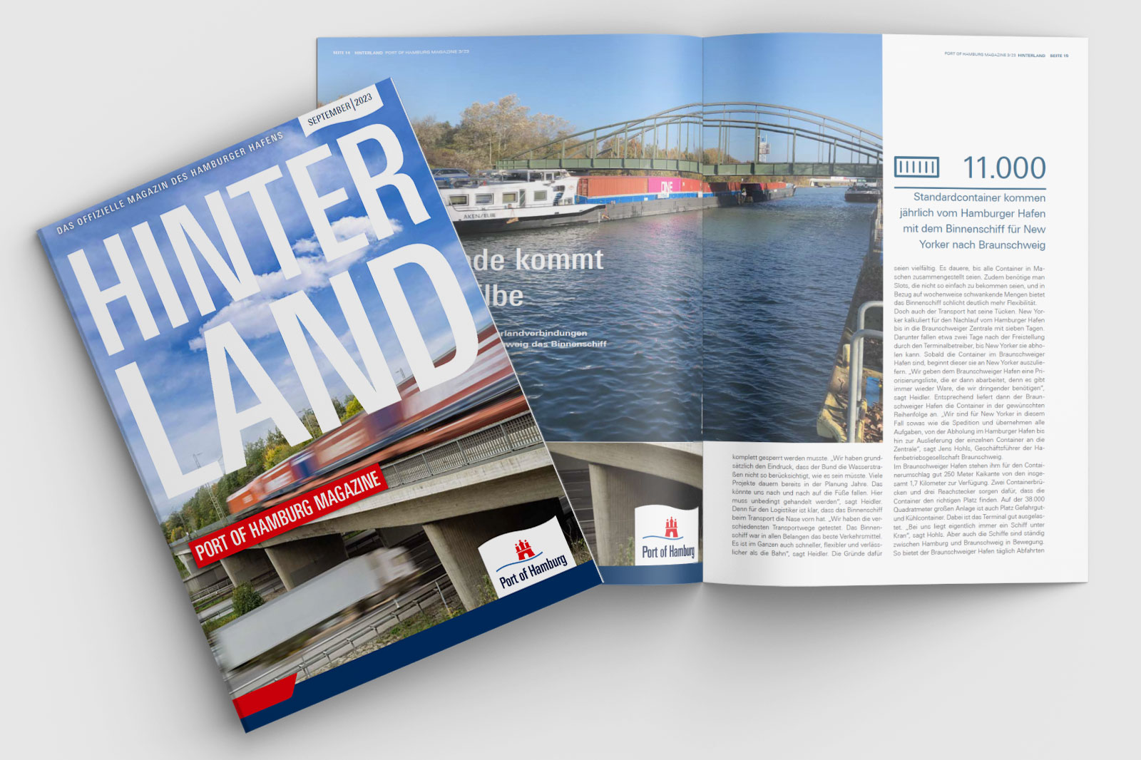 《腹地运输》——汉堡港杂志2023年第三期